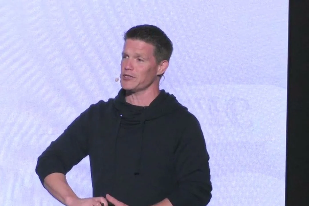 Russell Brunson on stage at the studio